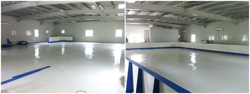 synthetic ice rink